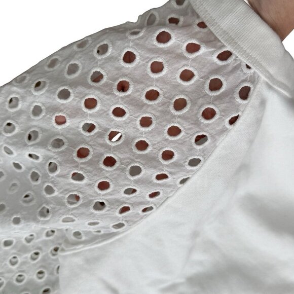 Gap Sweatshirt White Women’s Small - Picture 6 of 7